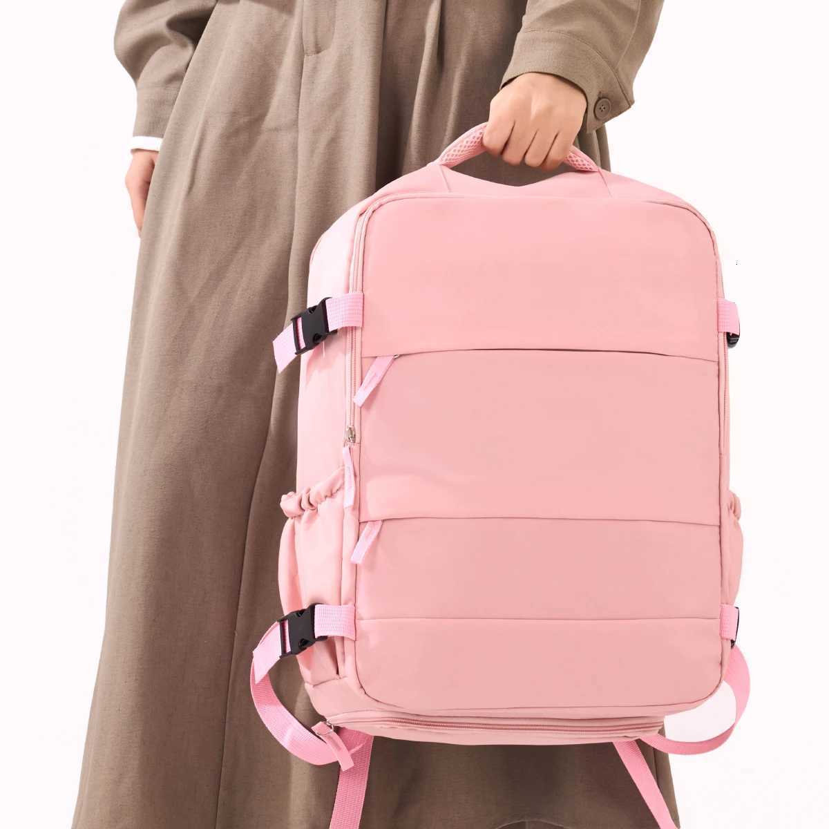 Cross-Border Travel Backpack Mens and Womens Large-Capacity Shoe Compartment Luggage Bag Computer Business Bag Student School Bag CommutingM251222