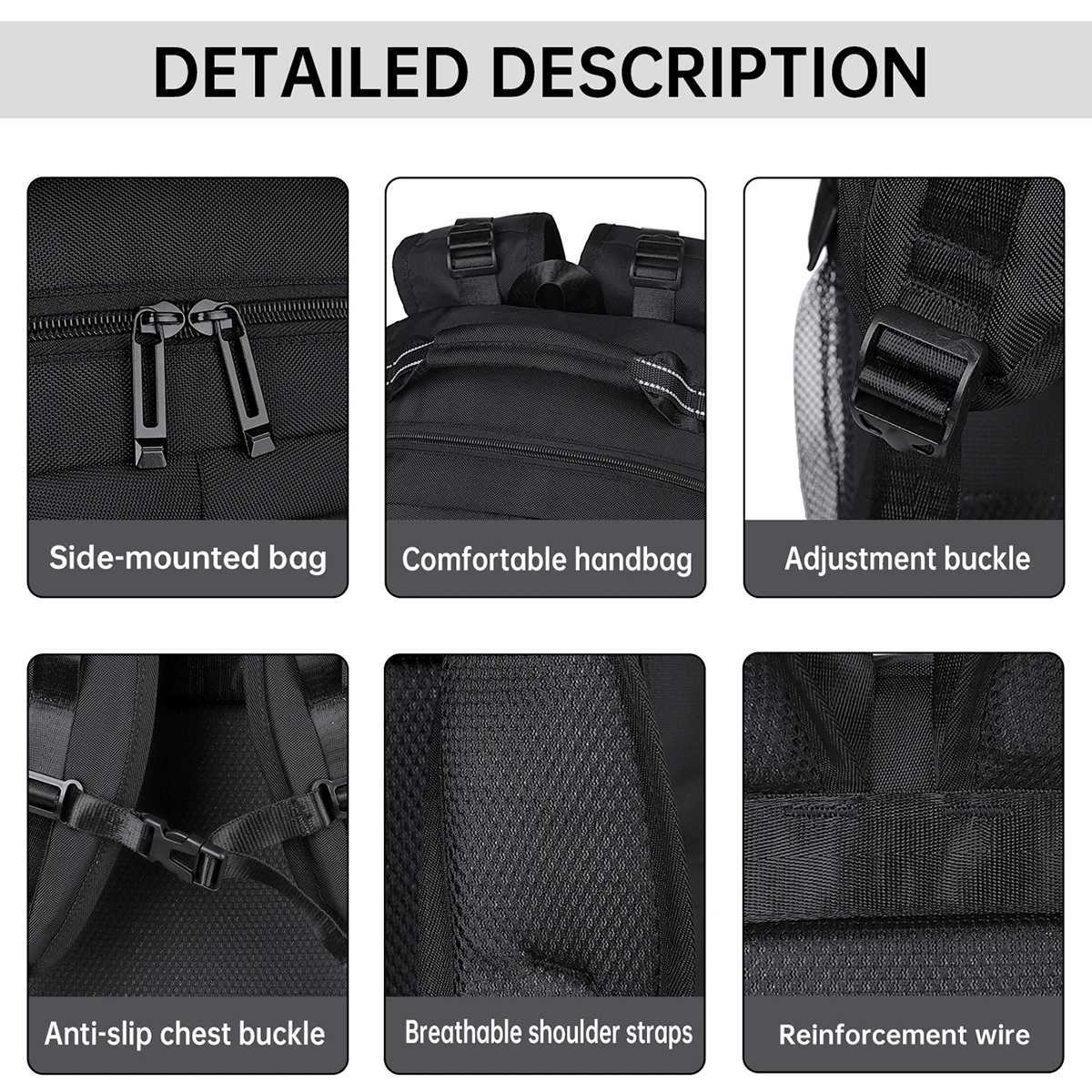 Business Backpack for Men Simple Large Capacity Multifunctional 173inch Laptop Backpack Student Fashion Business Trip Travel Bag SportsM251222