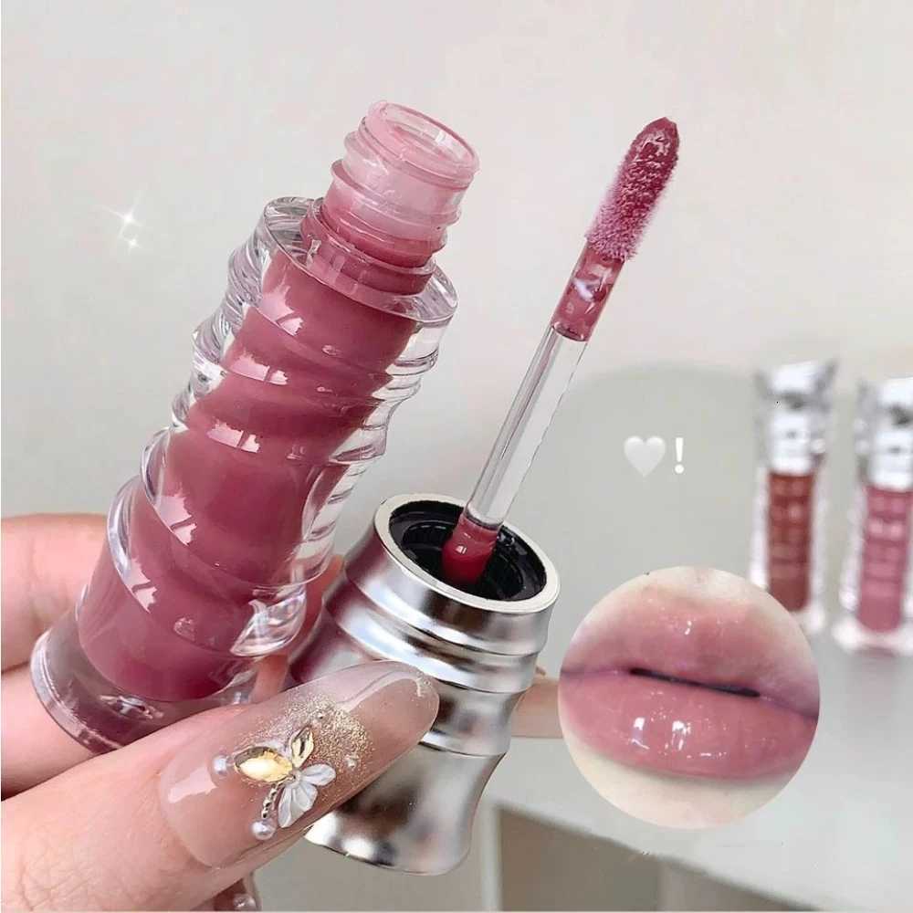 Fashion Shell Lip Gloss Long-lasting Hydrating Jelly Lip Oil Waterproof Non-fading Mirror Shimmer Blue Almond Lip Gloss CosmeticT251222