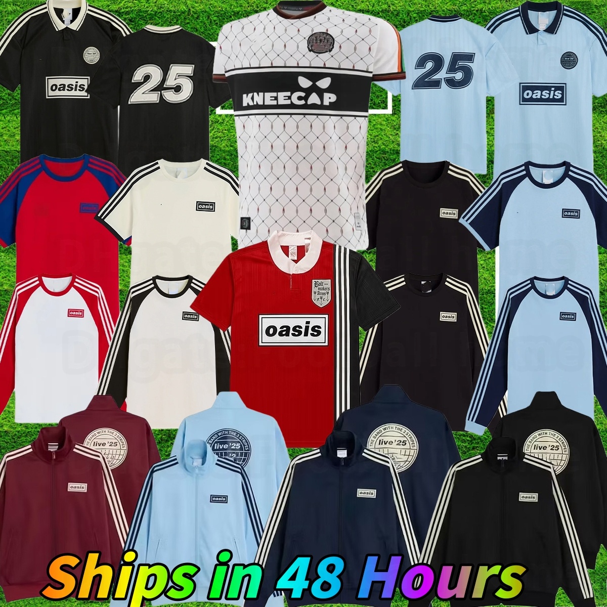 25 26 Oasis Tour Live Football jersey Season 135th Anniversary Football Jersey Shirts Kit 2025 26 Fontaines Dc BLACK GUINNESS TOUR JACQUARD Ireland Jersey S-3XL 4XL