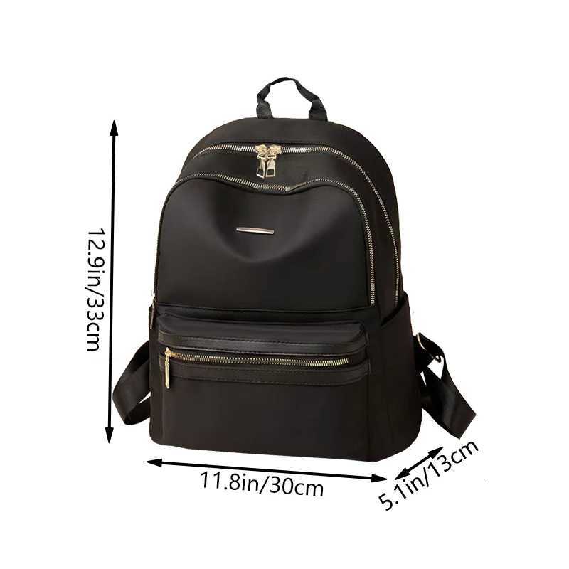 Neutral style backpack for men and women suitable for students schoolbags travel and business use made of nylon materialM251222