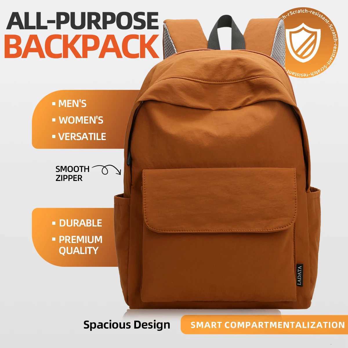 Large Capacity Computer Bag Sports Travel College Student Backpack s Junior High School High School Student Backpack Mountaineering Bag Simple ClasM25