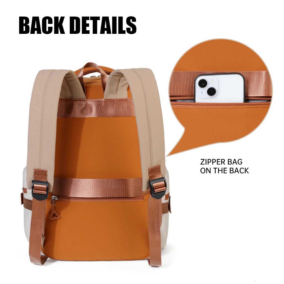 New Travel Backpack Womens Backpack Short-Distance Business Trip Lightweight Travel Bag Luggage Bag College Student Computer Bag Boarding and Commutin