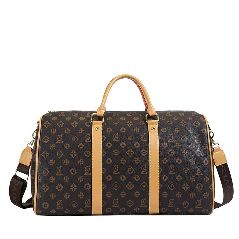 Designer Tote Bag 2026 Classic Monogram Print Women's Travel Bag, Large Capacity Carry-On Duffel Bag Stylish & Premium for Gym & Weekend