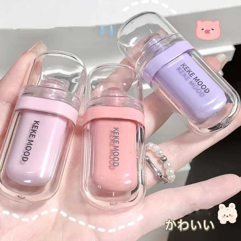 Crystal Glossy Lip Glaze Jelly Mirror Water Lip Gloss Lasting Moisturizing Sexy Lips Tint Korean Lip Glaze Girl Beauty CosmeticsT251222