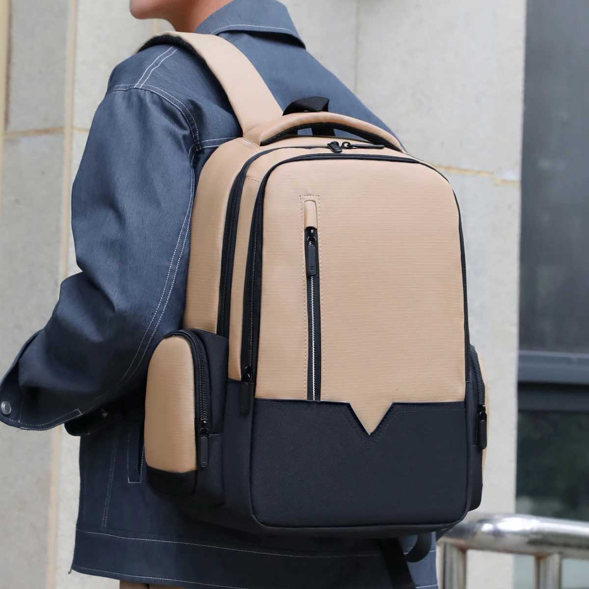 ens Casual Large-Capacity Travel Bag Computer Backpack Junior High School and High School College Student Bag Lightweight Commuting Boarding StorageM2