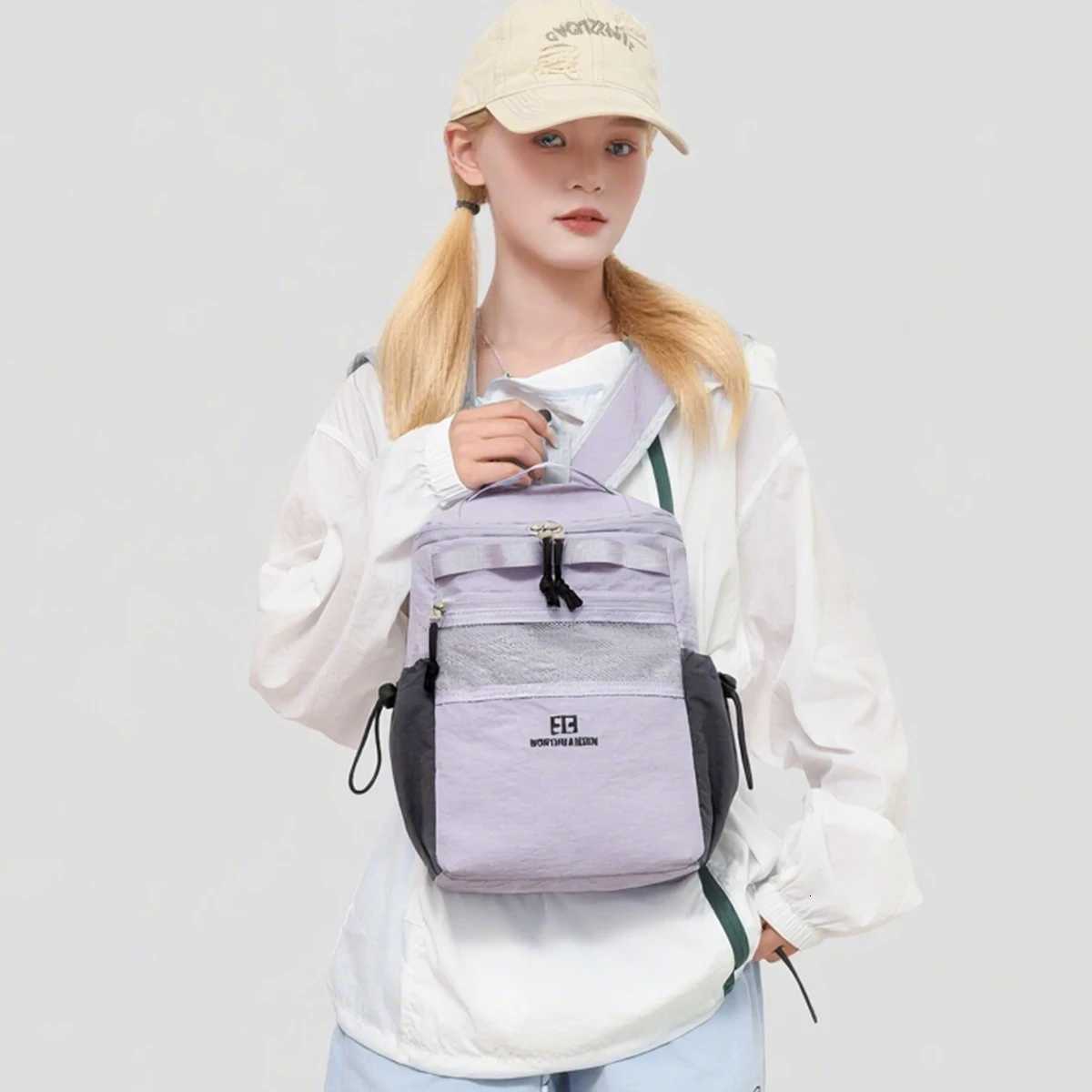 Outdoor Travel Small Backpack for Women 2025 New Lightweight Travel Hiking Bag Waterproof Backpack Ultra-Light Hiking Travel Shopping CampingM251222