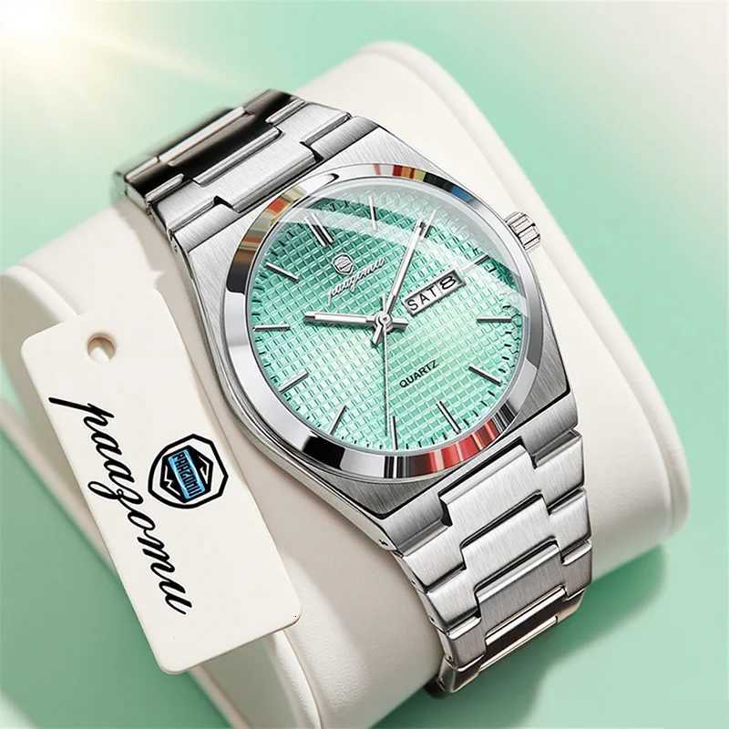 2025 New Luxury Men Busin es Cndar fresh Quartz Wristes For Mens Clock Reloj HbreWith Box M251222