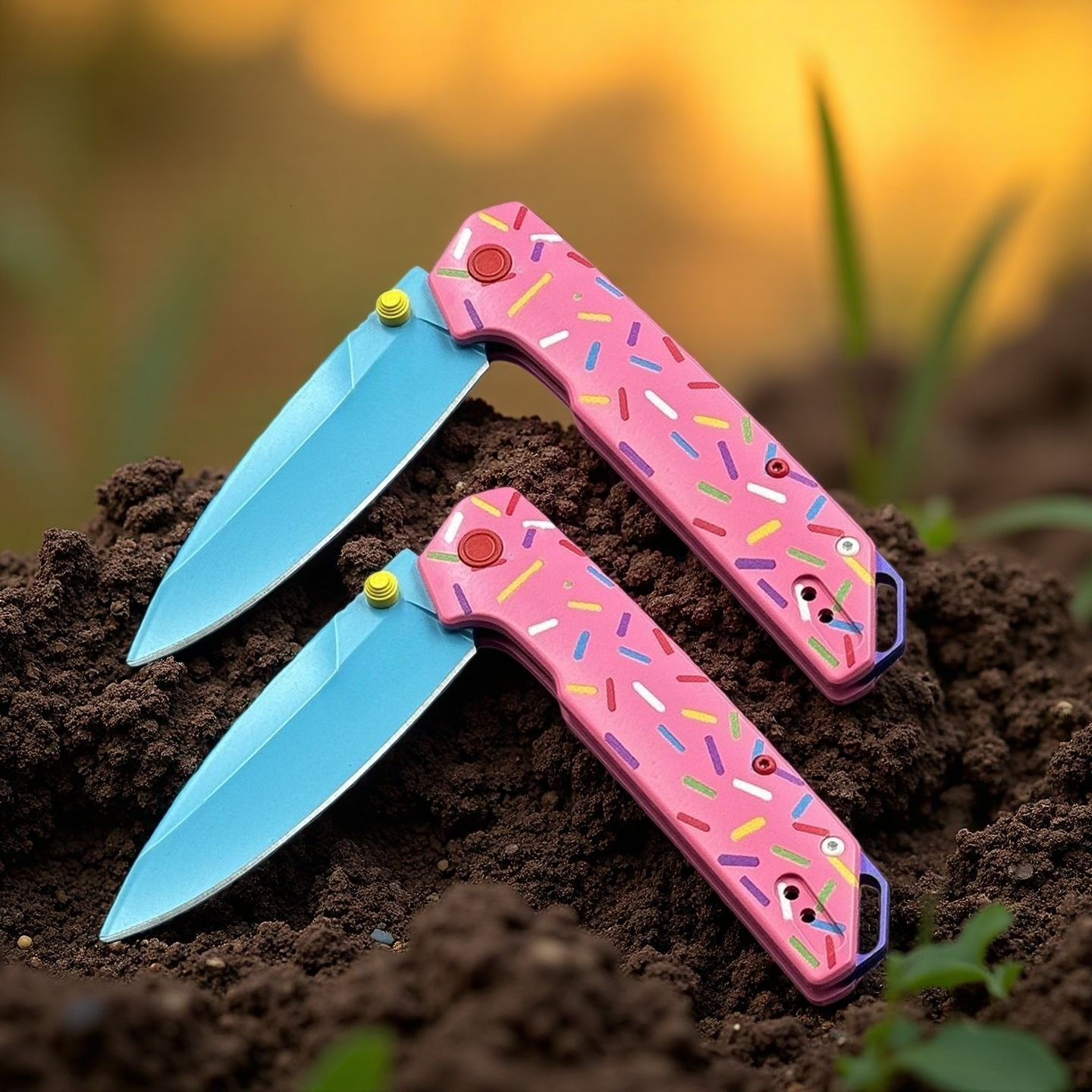 BM535 Bugout Donut Pink Aluminum Bearing folding knife