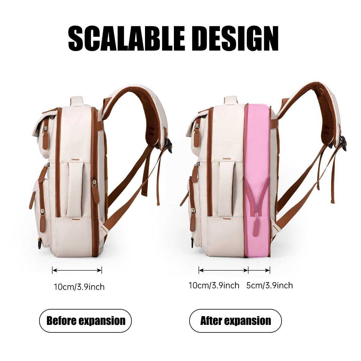 Large-Capacity Travel Multi-Functional Backpack Flying Free Check-In Computer Business Mens College Student Bag s Boarding Conference Office BackpackM