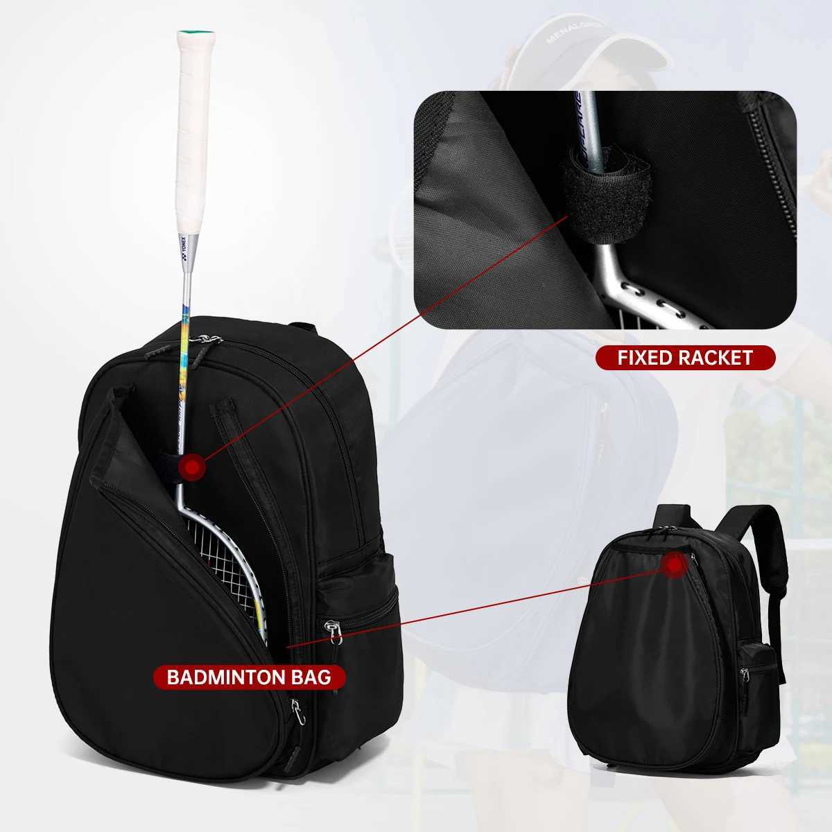 Sports Bag Badminton Bag Professional Racket Bag Backpack Mens Bag Large Capacity Backpack Tennis Bag Waterproof Womens Fitness Bag SportsM251222