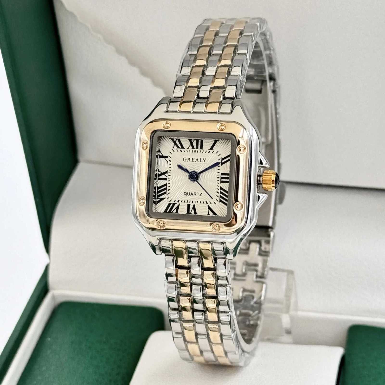2026 Fashion Wen Cndar Stainl Steel Luxury Ladies Quartz es Busin Fem Clock Without Box M251222