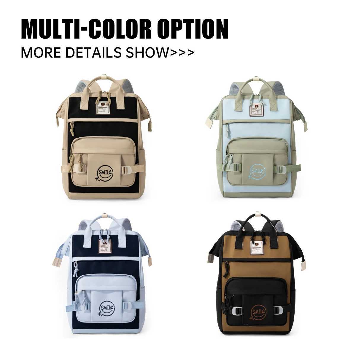 Design Backpack for Female College Students High School Students Laptop Bag Hiking Bag School Bag Niche Junior High School StudentsM251222