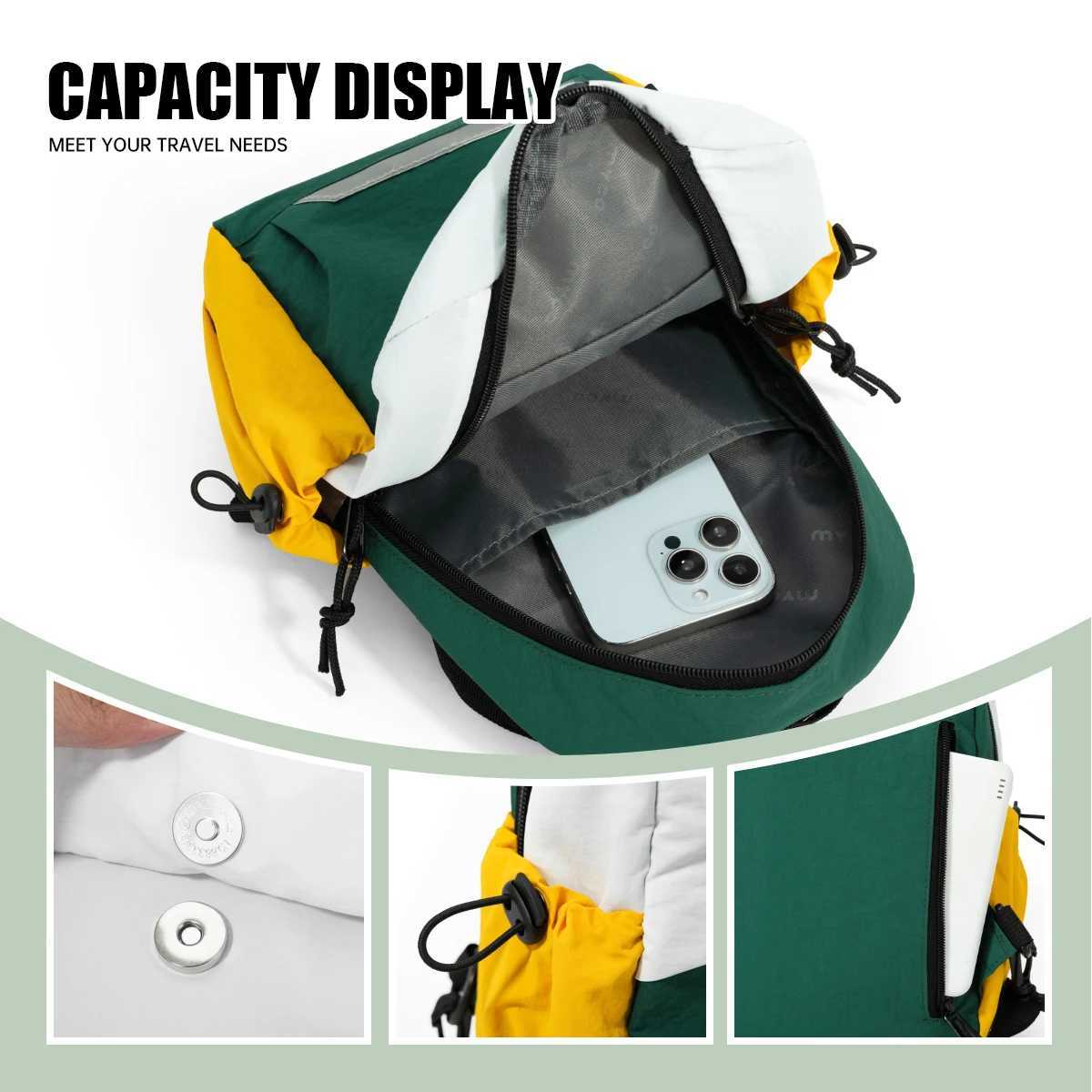 se Portable Small Shoulder Bag Lightweight Crossbody Bag Backpack Sports Hiking Bag Chest Bag Womens Single Shoulder Bag Outdoor Camping and CyclingM2