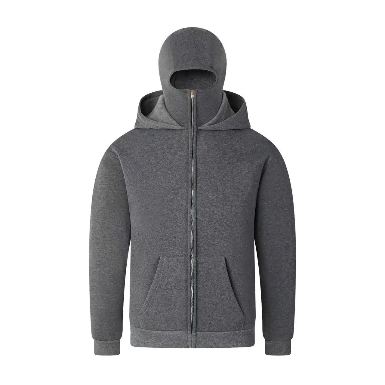 2025 Autumn/Winter Mens Ninja Hooded Loose Y2K Sport Shirt Street Loose Casual Masked Sweatshirt Windproof Double Hoodie 251216