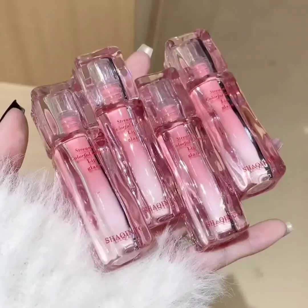 6Color Moisturizing Mirror Effect Lip Gloss Lip Glaze Refreshing Non Greasy Texture Glossy Long Lasting Liquid LipstickT251222