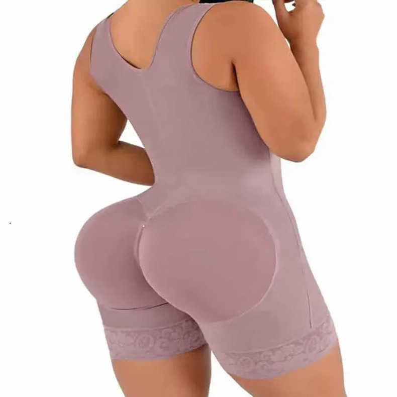 High Compression Open Chest Sleeveless Jumpsuit Women Body Shapewear Waist Corset Shaping Hip Lifting Underwear XJ250614