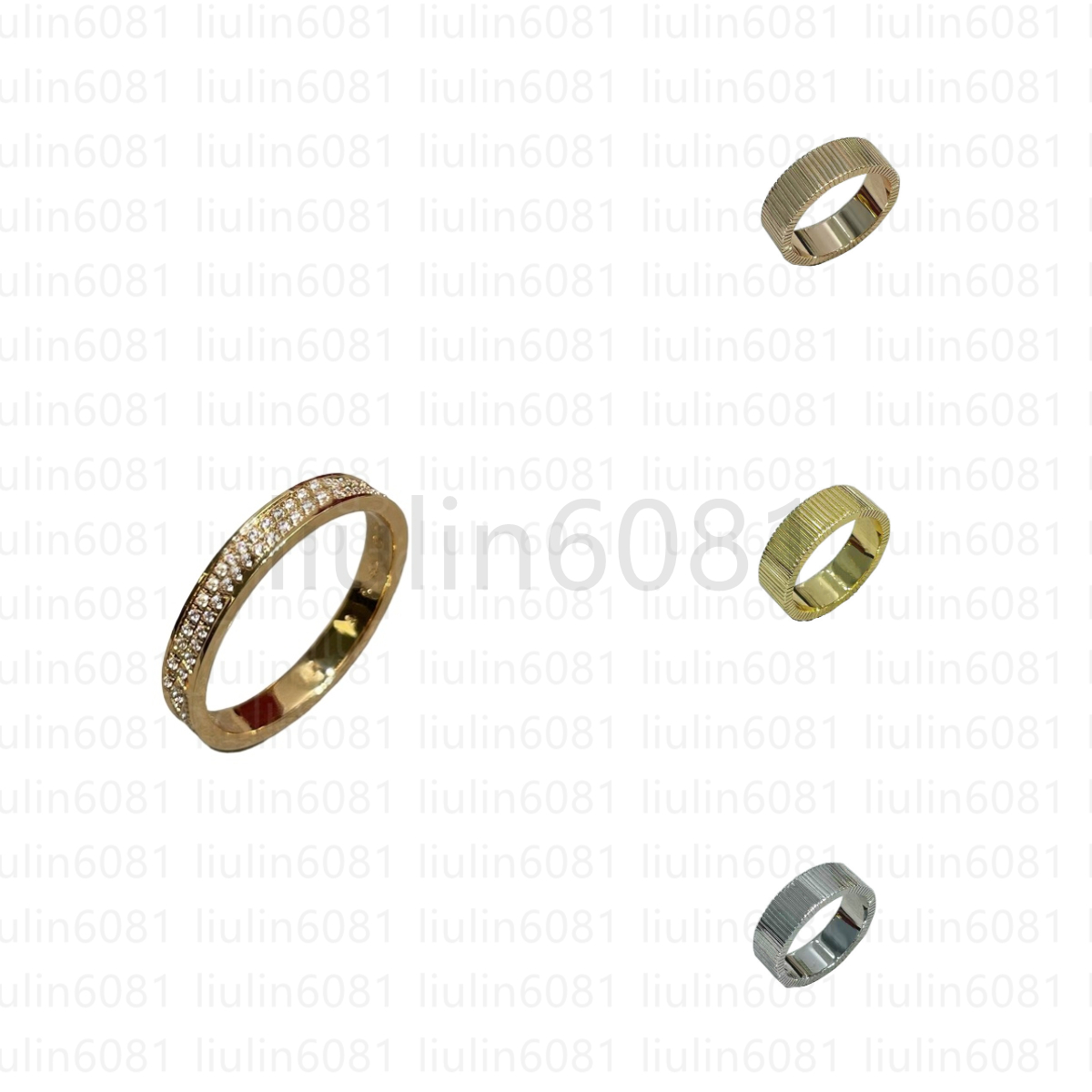 New model ring Luxury Designer Ring with box top quality fashion diamond ring for woman man Rose Gold ring v-gold Electroplating 18k ring Classic love Unlimited ring