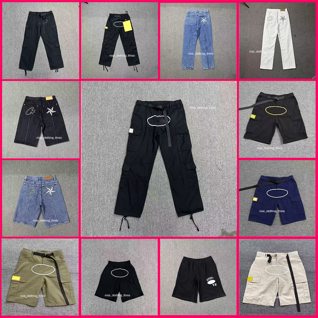 mens cargo Corteizy pants man designer cargos pants sweatpant trousers work trouser casual multi-pockets Oversized loose straight overalls jogger shorts