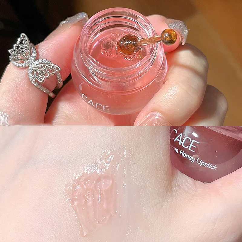 Lip Care Long Lasting Moisturizing Cherry Blossom Honey Lipstick Relieves Drying Fades Lip Line Water Plumping Lip Gloss MakeupT251222