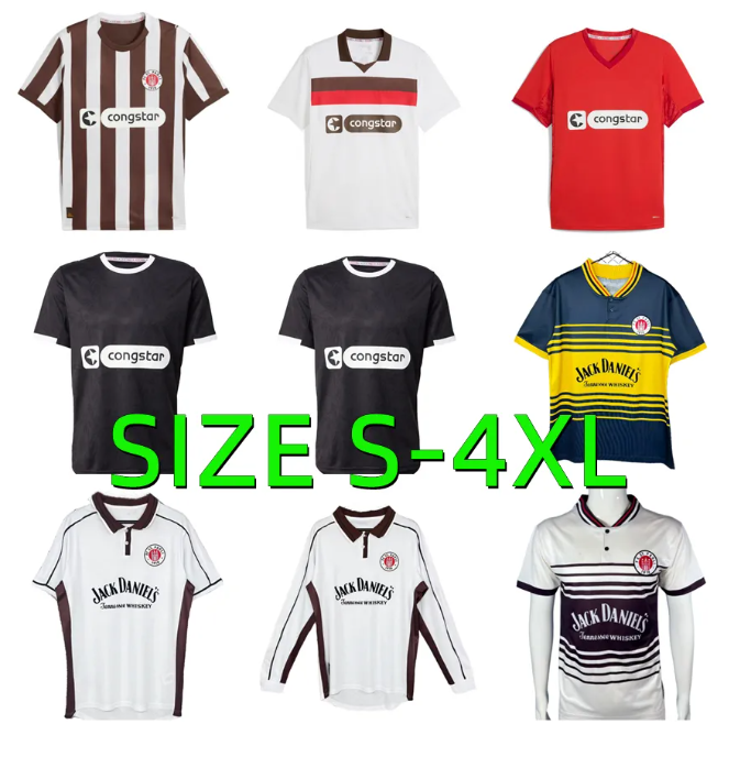 25 26 ST Pauli 3rd Soccer Jerseys 2025 2026 GUILAVOGUI EGGESTEIN SAAD AFOLAYAN BOUKHALFA SMITH WEIBHAUPT SALIAKAS Home Away football shirts Men kids kit