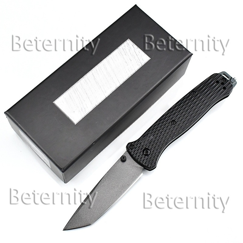 537 Bailout BM Knife Self Defense Pocket Knives Outdoor EDC Survival Flipper Folding Knife Camping Hunting Tool Nylon Handle