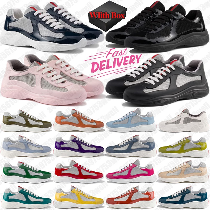 free shipping with box dress shoes cups designer sneakers black yellow white grey america americas cup women mens trainers outdoor sports sneaker walking jogging