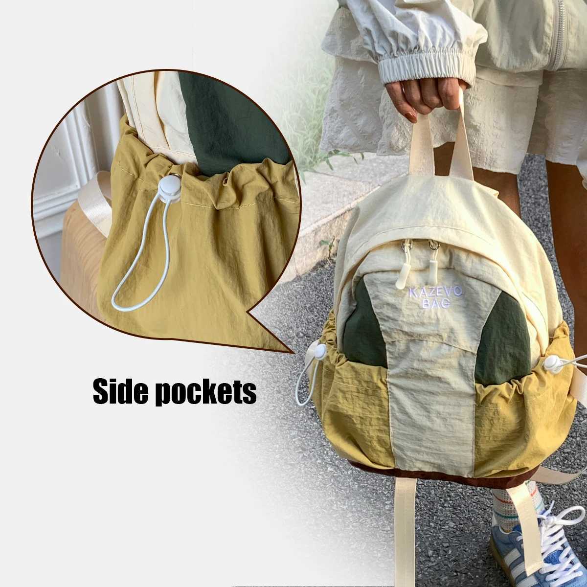 Outdoor Hiking Small Backpack Lightweight Mountaineering Womens Ultra-Light Sports Travel Lightweight Backpack Student School BagM251222