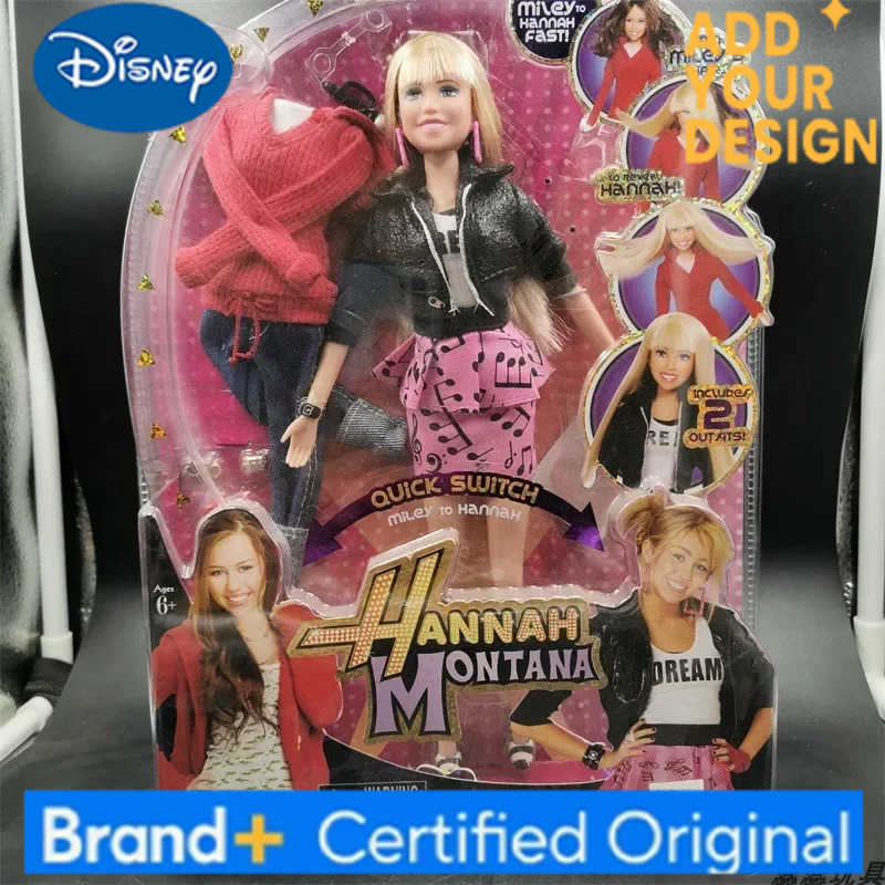 Disney Hannah Montana Action Figures Miley Stewart Fashion Princess Model Collectibles Girl Play House Toy Kids Gifts H251222