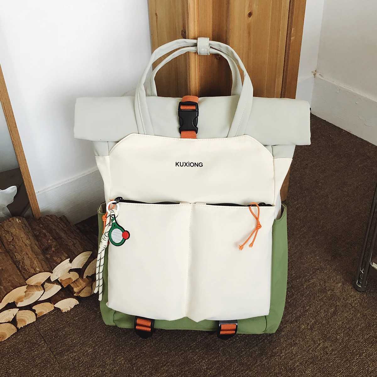 New Backpack Mens Backpack Lightweight Travel Computer Bag Casual College Student Junior High School Student School Bag High School Outdoor SportsM251