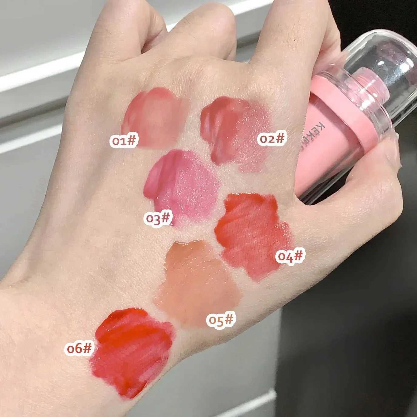 Crystal Glossy Lip Glaze Jelly Mirror Water Lip Gloss Lasting Moisturizing Sexy Lips Tint Korean Lip Glaze Girl Beauty CosmeticsT251222