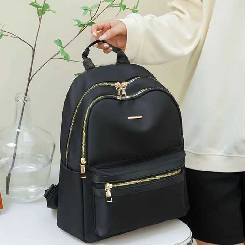 Neutral style backpack for men and women suitable for students schoolbags travel and business use made of nylon materialM251222