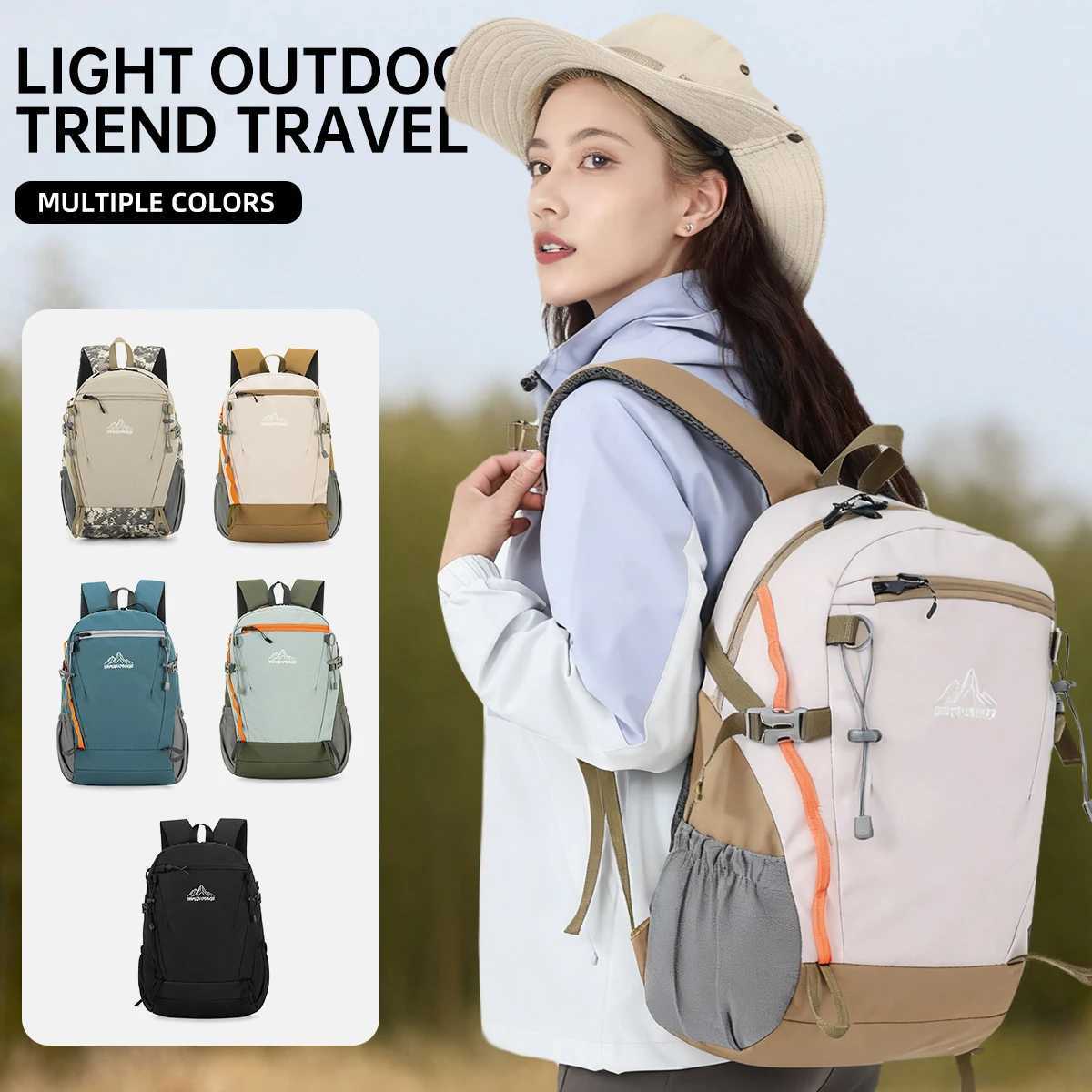 king Backpack for Women Lightweight Mountaineering Bag Lightweight ShortDistanceT ravelB ackpack2 025N ewM odelW aterproofC ampingB ackpackf orC olleM