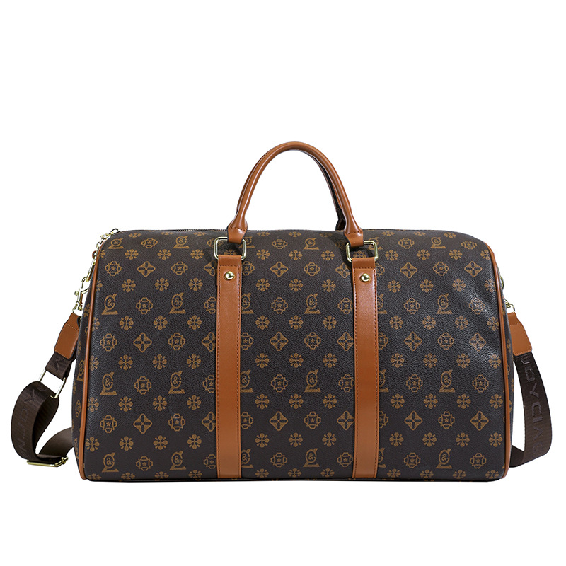 Designer Tote Bag 2026 Classic Monogram Print Women's Travel Bag, Large Capacity Carry-On Duffel Bag Stylish & Premium for Gym & Weekend