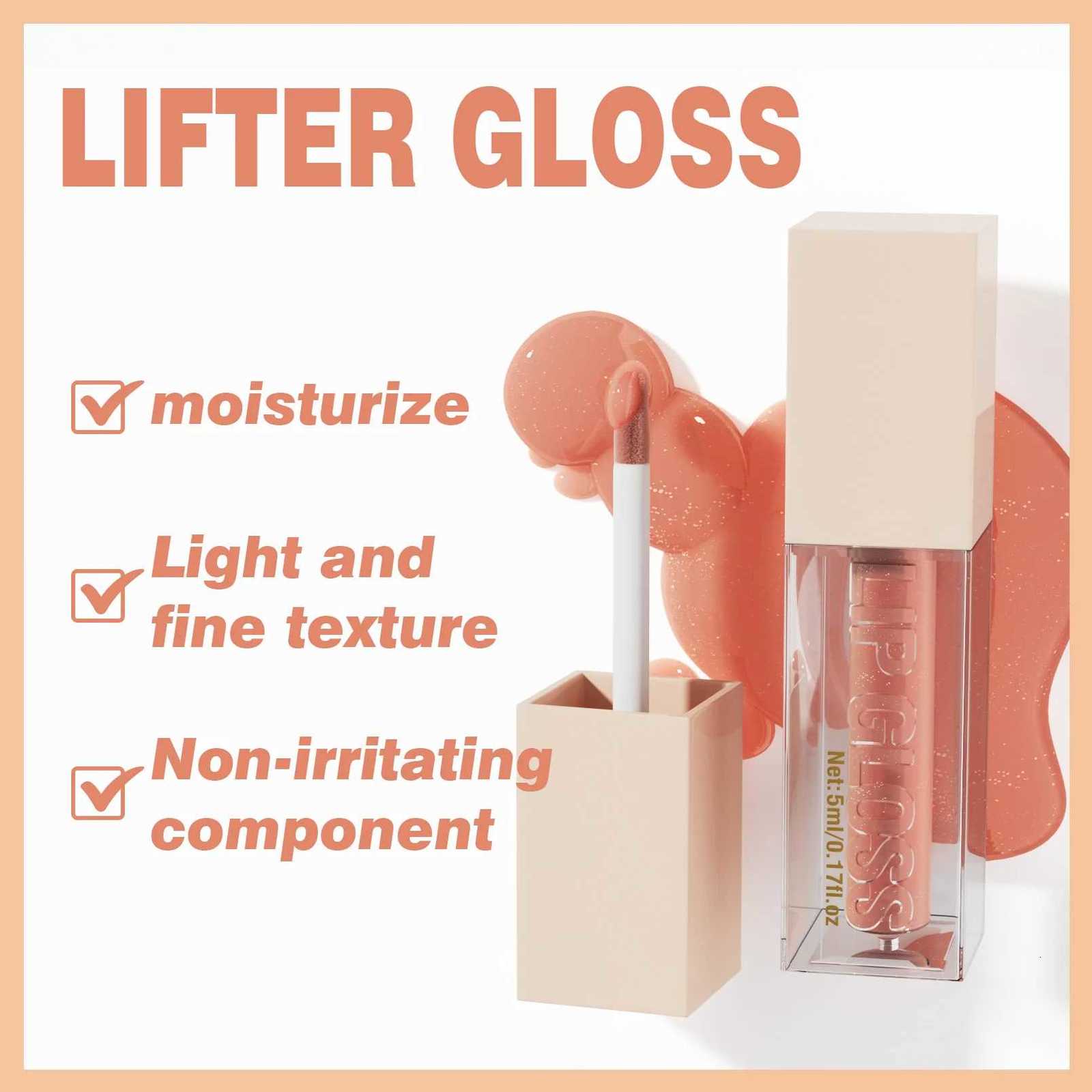 Lip Gloss Long-lasting Moisturizing Easy Halo-dyeing Waterproof Mirror Water Glass Lip Gloss Transparent Color CosmeticsT251222