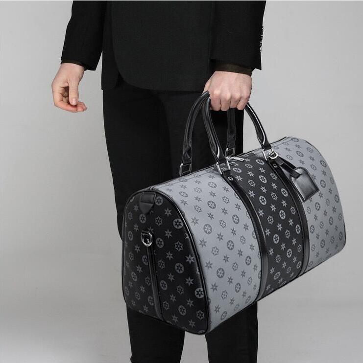 Designer travel duffle bag luggage Mens Outdoor Packs Duffel Bags Womens Travel Carry on Luxurys Luggage 55cm Large Gentleman Designer Handbags pu Leather p9