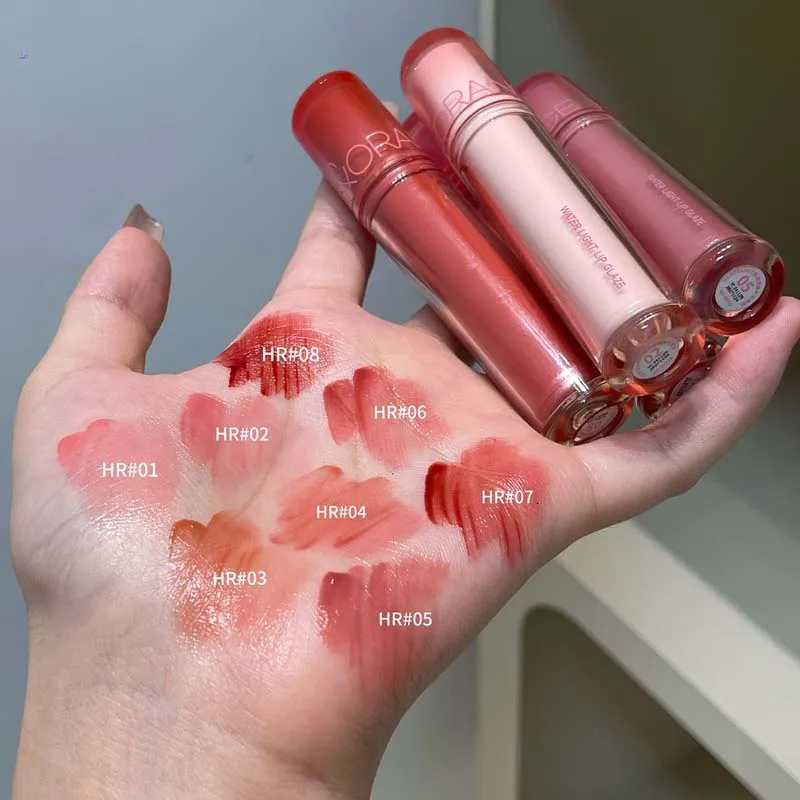 8 Colors Mirror Water Light Lip Gloss Make Up Glass Lip Glaze Waterproof Lipstick Moisturizer Lips Plumping Non-sticky Lip TintT251222