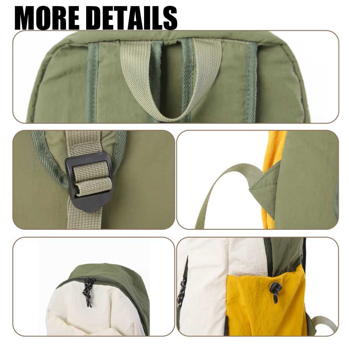 ltraLightweightB ackpackf orT ravelL ightweightC ommuting2 025N ewM odelL argeCapacitySc hoolBa gfo rFe maleCo llegeSt udentsCo lorBlockingfor Hik inM