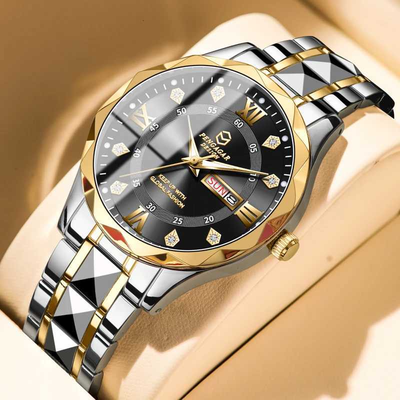 PAAZU Luxury Sports Mens Wrist Stainl Steel Waterproof Date Man High Quality Casual Fashion Quartz Men es M251222