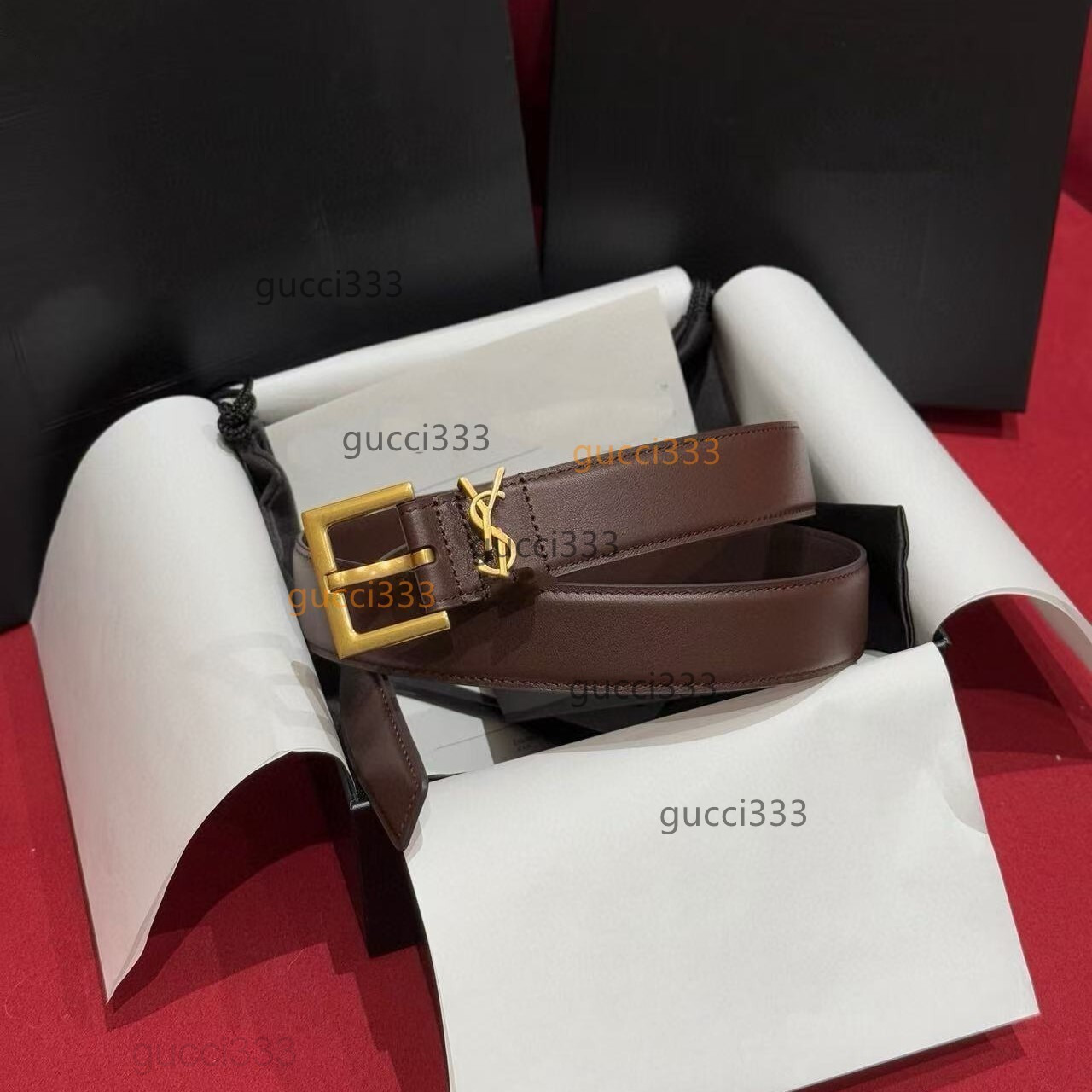 New designer men's and women's luxury belt made of pure steel, fashionable and classic casual style Saints Laurents yslbelt ysl kkk