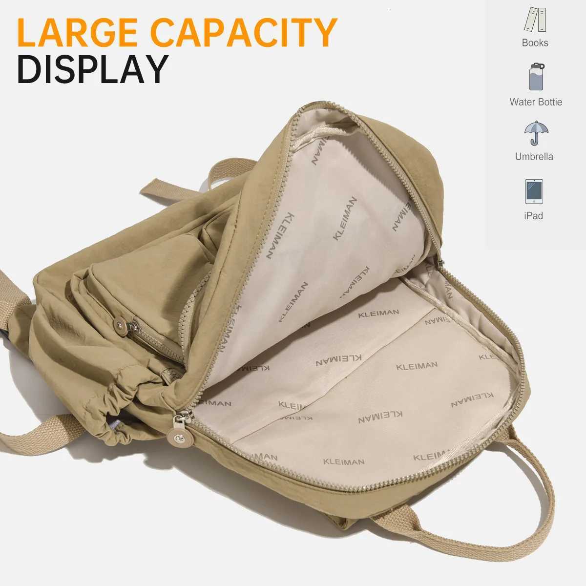 Large Capacity Mother and Bag Lightweight Backpack Handbag Multifunctional Outdoor Backpack for Commuting to Work Camping Business Trips and StoragM25