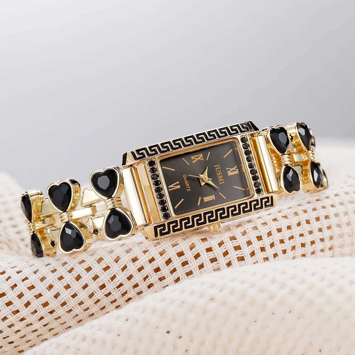 Fashion Personality Rectangar Dial -Shed Chain Quartz for Wen Suitable for ryday Wear Christmas Gift M251222