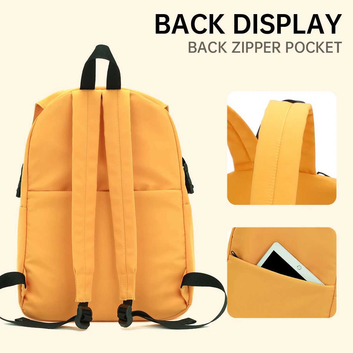 Schoolbag Female College Student Large Capacity Male High School Junior High School Student Backpack Female Backpack Red NeM251222