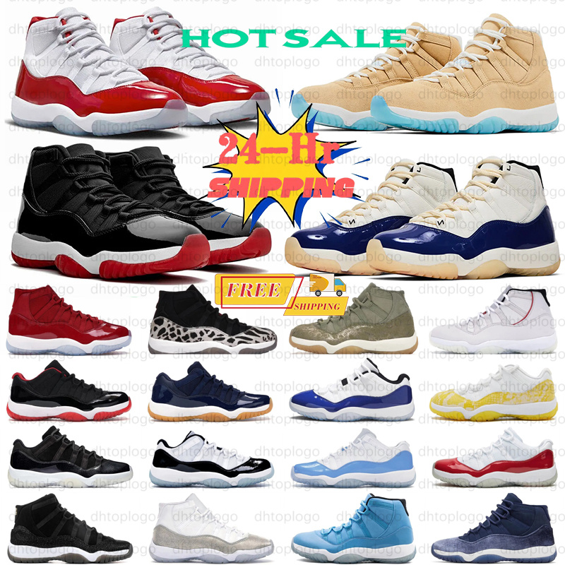 11 11s Mens Basketball Shoes 2025 Bred Cherry Cool Grey UNC Space Jam Blue Pink Igloo Men Women Trainers Outdoor Sports Sneakers