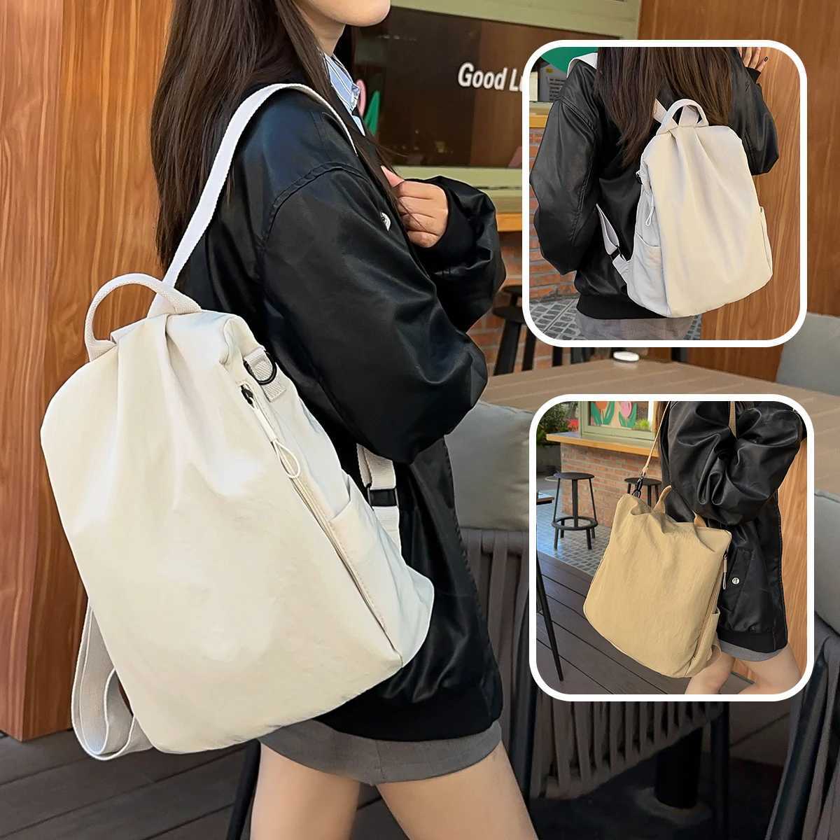 avel Backpack for Women 2025 New College Student Bag Large Capacity Versatile Lightweight Backpack MultiFunctionalD ailyW orkC lothingS hoppingT ravel
