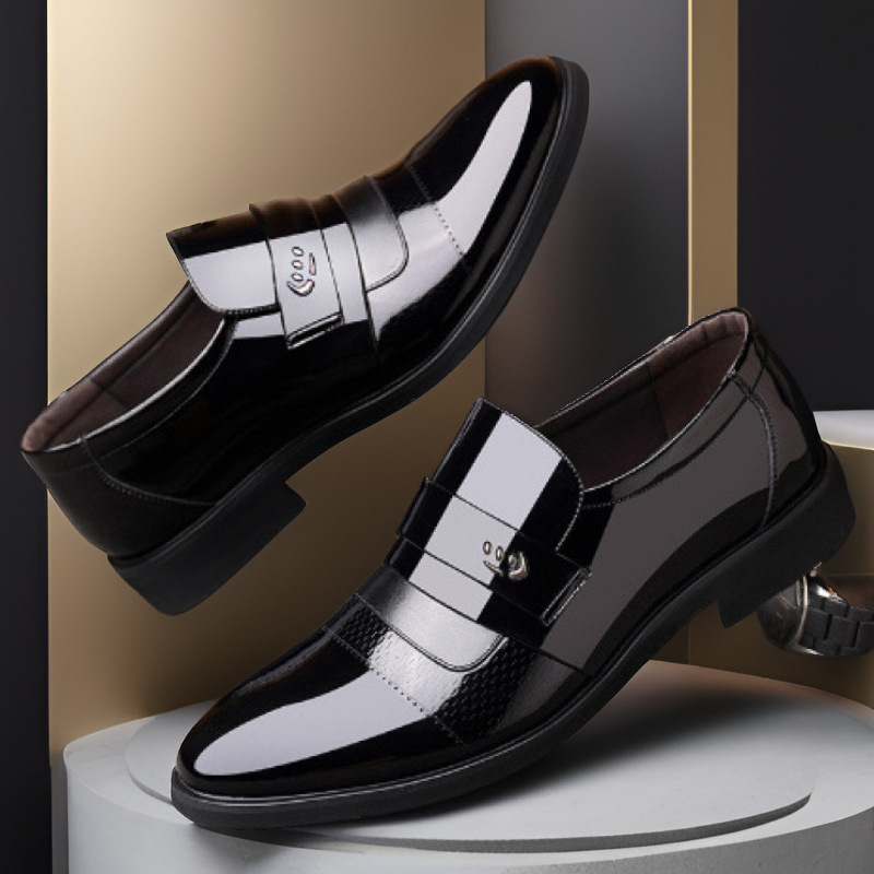 Mens Leather Shoes Retro Carved Lace-up Brogue Oxford Wedding Men Dress Shoes Male Formal Business Gentleman Office Shoes 250730