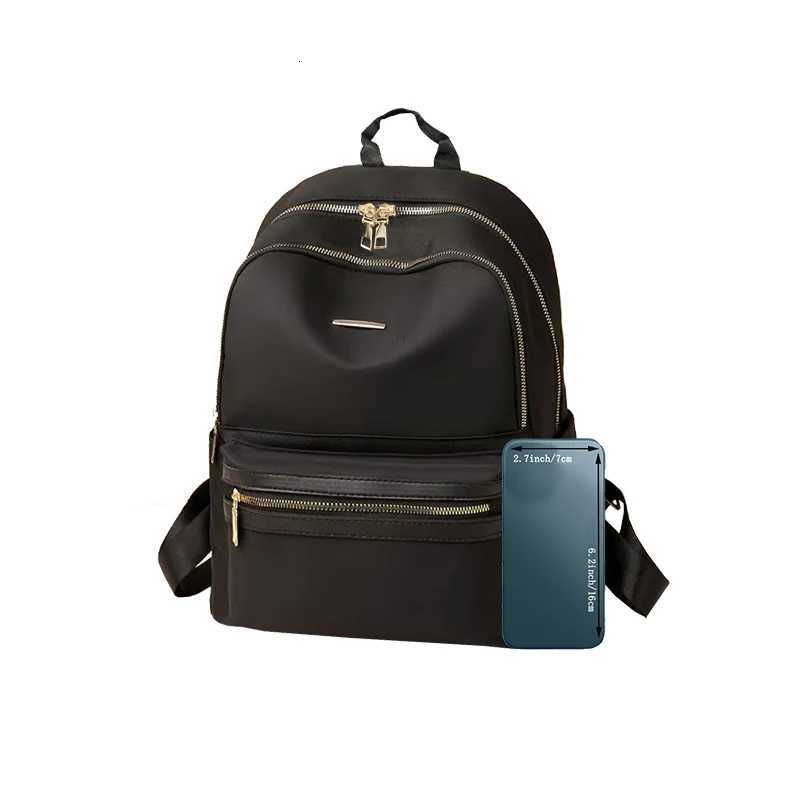 Neutral style backpack for men and women suitable for students schoolbags travel and business use made of nylon materialM251222