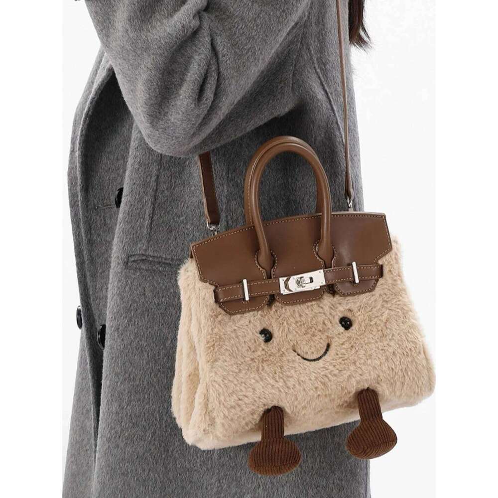 Plush Cute Crossbody Bag Doll Fashionable Fur Autumn And Winter Handbag