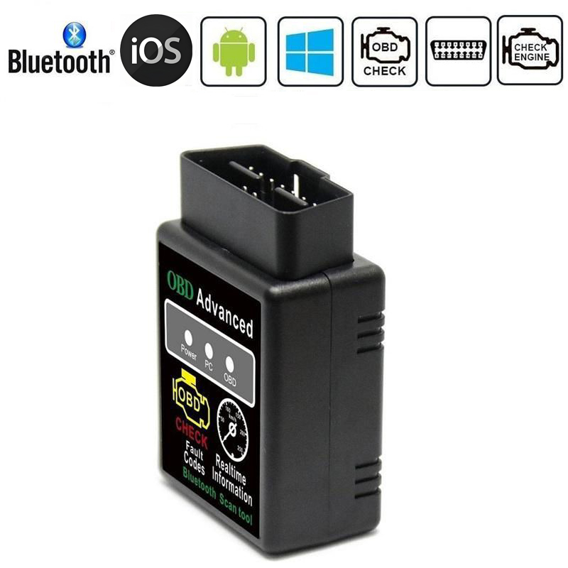 Bluetooth Car Scanner Tool OBD ELM327 V2.1 Advanced OBD2 Scanner for Cars Universal OBD II Wireless Diagnostic Tester Adapter Auto Engine Diagnostic Code Reader
