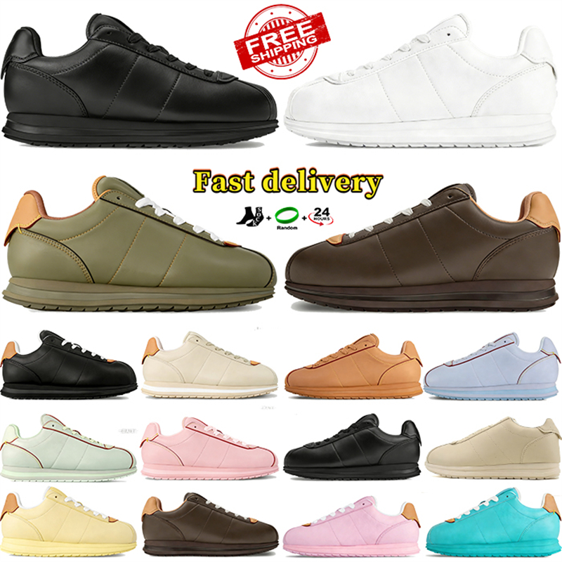 Designer Shoes for Men Women Buttersoft x Nigo FW25 Leather sneakers Wheat Olive Red Ebony Print Rose Pink Outdoor casual sneaker Mens Womens Trainers size 36-45